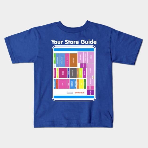 The map of my childhood Kids T-Shirt by old_school_designs